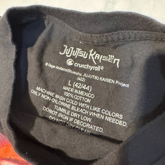 Crunchyroll Jujutsu Kaisen Yuji Itadori & Satoru Gojo Sukuna Anime Tshirt - L - Picture 3 of 3